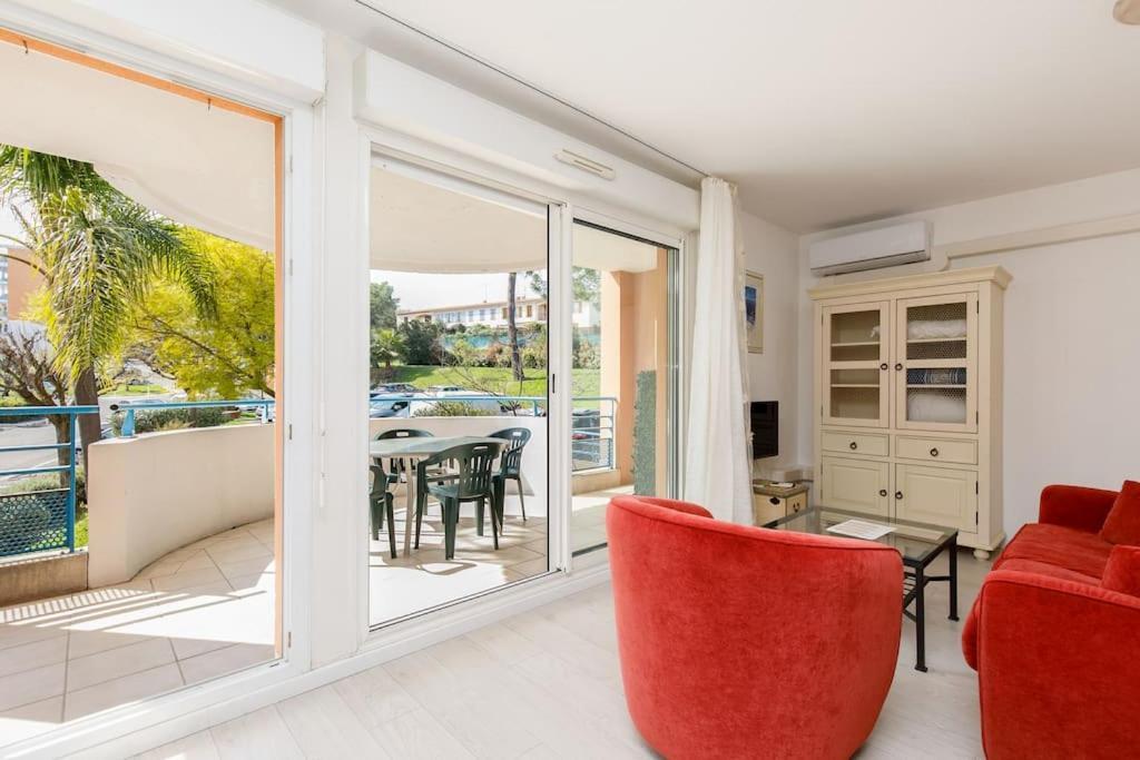 Domaine Des Palmiers - Piscine- Parking - Tennis - Clim Cannes Esterno foto
