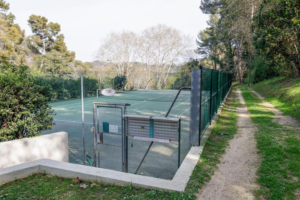 Domaine Des Palmiers - Piscine- Parking - Tennis - Clim Cannes Esterno foto